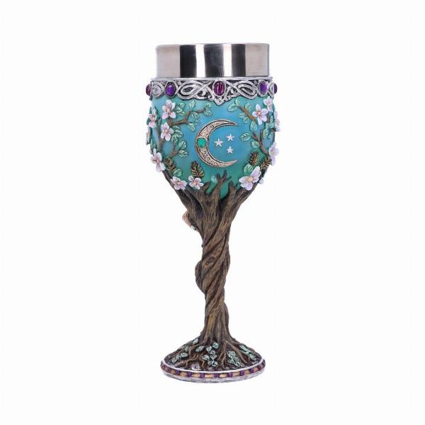 Photo #4 of product B6057W2 - Triple Moon Goddess Maiden Goblet 20.8cm