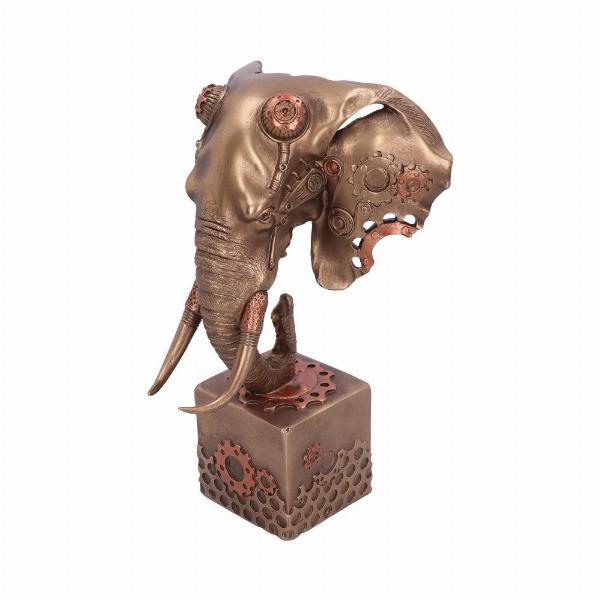 Photo #3 of product D5835U1 - Steampunk Bronze Elephant Head 28.5cm
