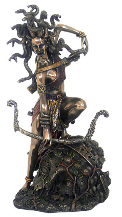 Photo of Medusa Bronze Figurine 27 cm
