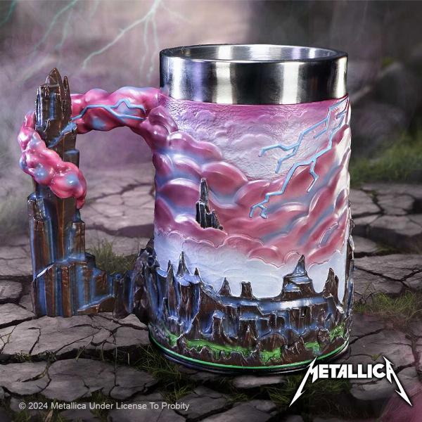 Photo #2 of product B6939A25 - Metallica Creeping Death Artwork Inspired Tankard