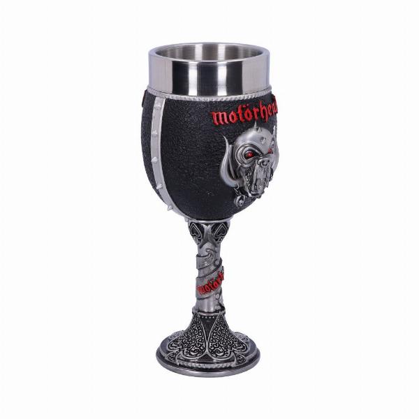 Photo #3 of product B5385S0 - Officially Licensed Motorhead Ace of Spades Warpig Snaggletooth Goblet