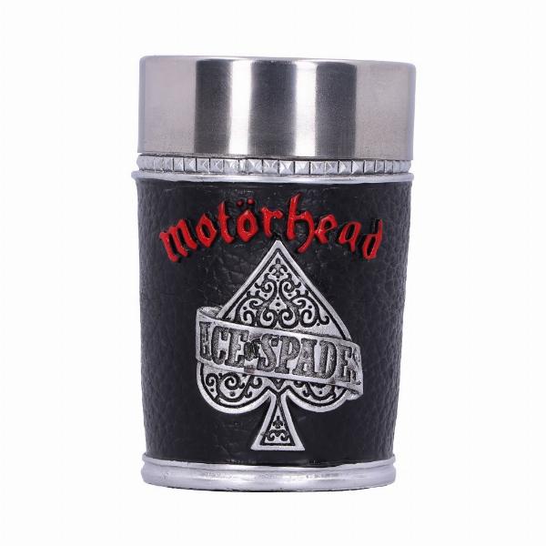Photo #3 of product B4122M8 - Motorhead Ace of Spades Warpig Shot Glass Officially Licensed Merchandise