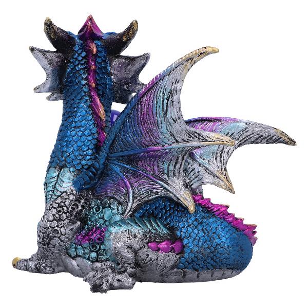 Photo #3 of product U6563Y3 - Orb Hoard Dragon Figurine (Blue)