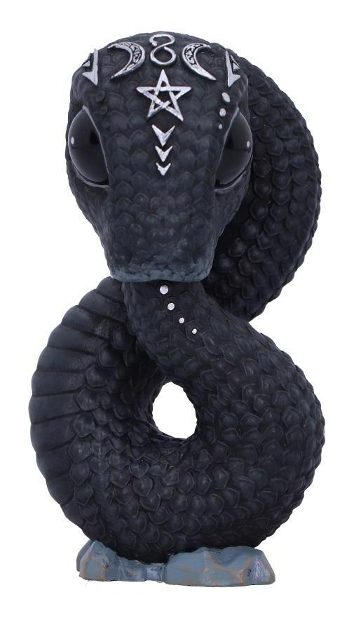 Photo #1 of product B5941V2 - Ouroboros Occult Snake Figurine 9.6cm