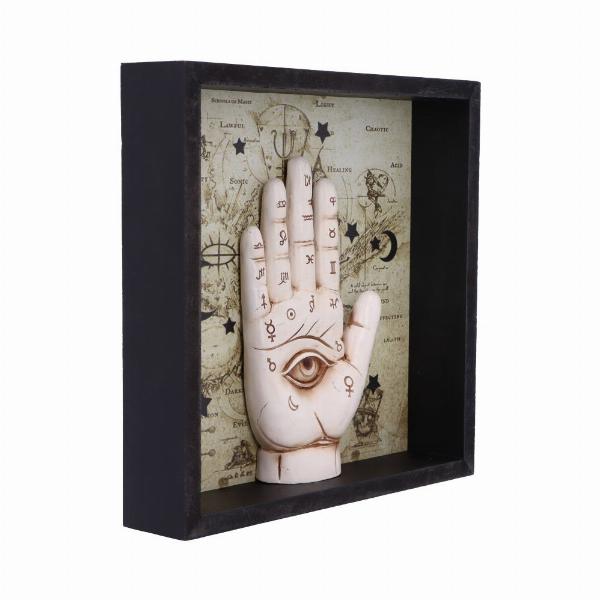 Photo #3 of product U5464T1 - Palmistry Companion Framed Chiromancy Wall Mounted Art
