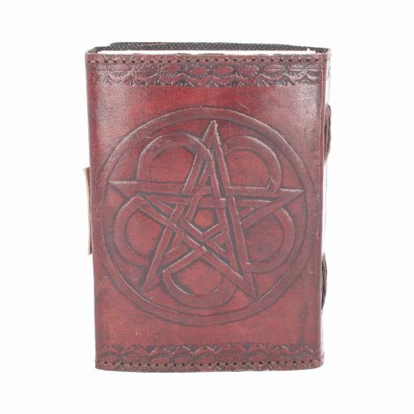 Photo #4 of product D1024C4 - Nemesis Now Wiccan Lockable Pentagram Leather Embossed Journal