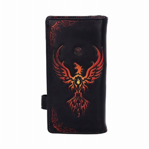 Photo #3 of product B5375S0 - Anne Stokes Phoenix Rising Mythical Bird Embossed Purse