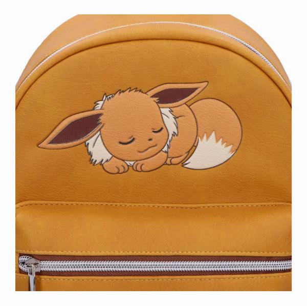 Photo #4 of product C6809B24 - Pokmon Sleeping Eevee Backpack in Brown