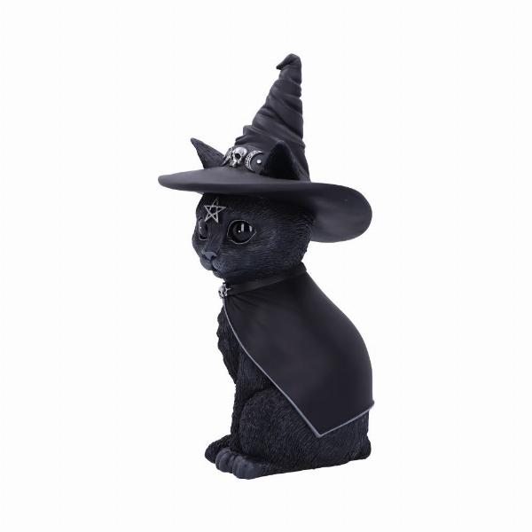 Photo #2 of product B5903V2 - Purrah Witch Cat Figurine 30cm (Large)