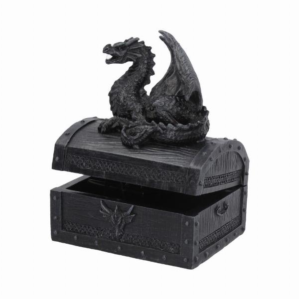 Photo #2 of product U4185M8 - Sacred Keeper Dragon Treasure Chest 14.5cm