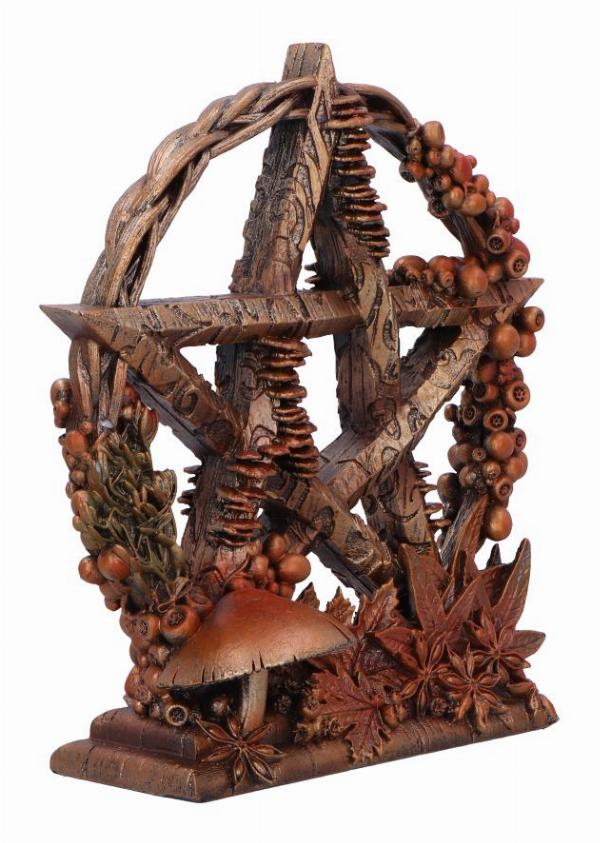 Photo #4 of product B6631B24 - Autmnal Floral Decorative Pentagram Ornament