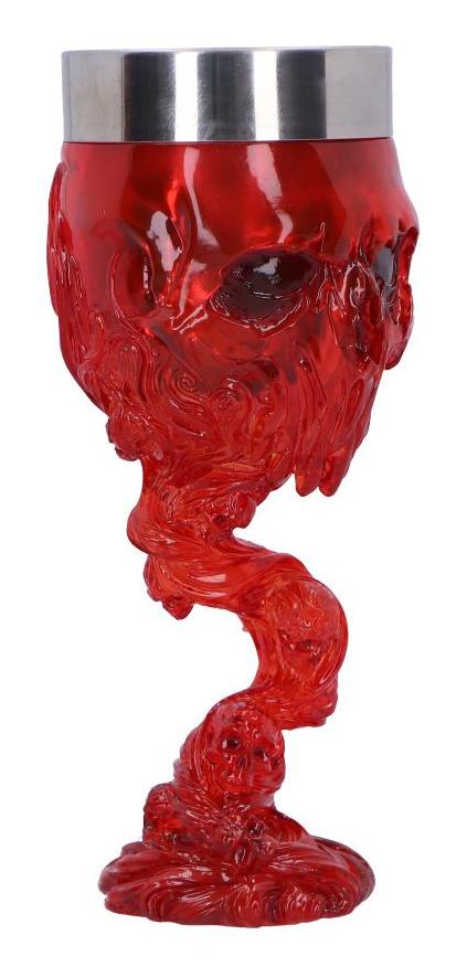 Photo #4 of product B6822B24 - Soul Spirit Clear Red Skull Goblet