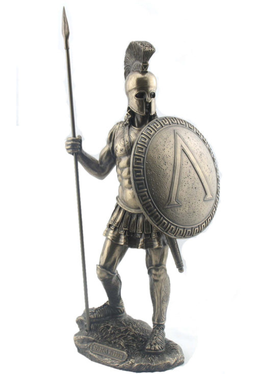 Photo of Spartan Warrior Bronze Figurine 36 cm