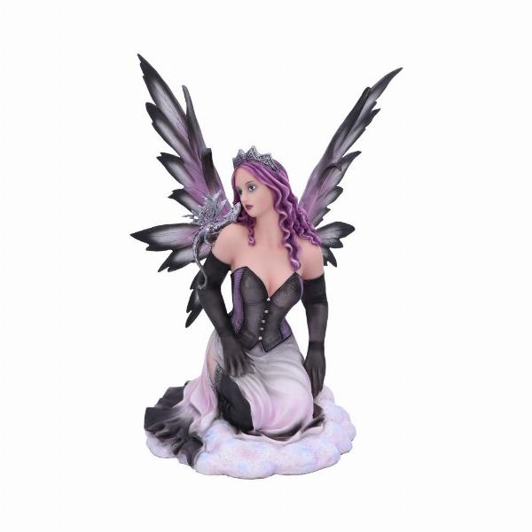 Photo #2 of product C5817U1 - Winter Fairy with Dragon Figurine 38cm