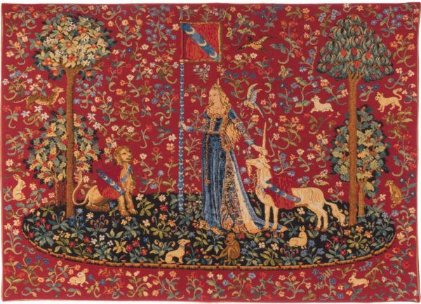 Phot of The Touch Medieval Wall Tapestry
