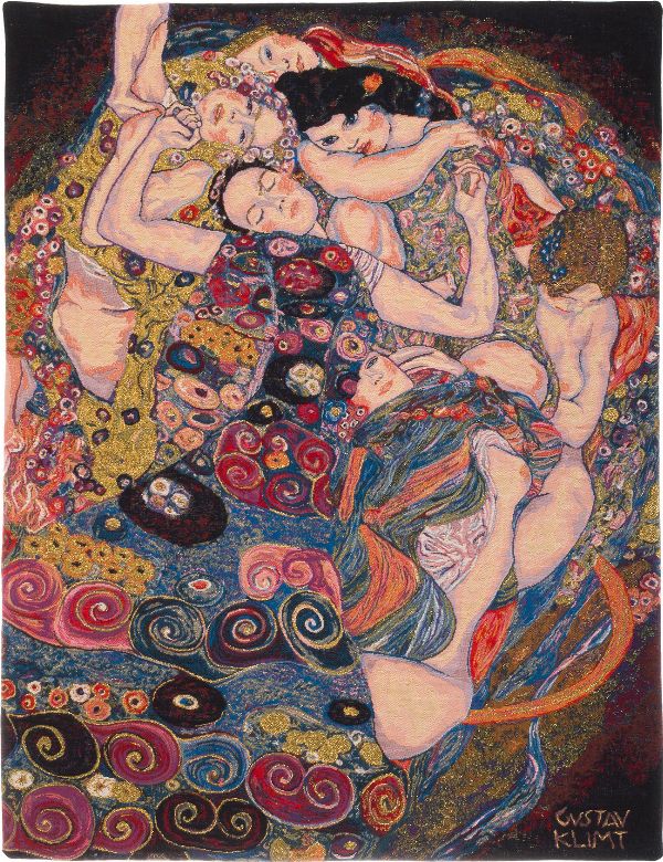 Phot of The Virgin By Gustav Klimt Wall Tapestry