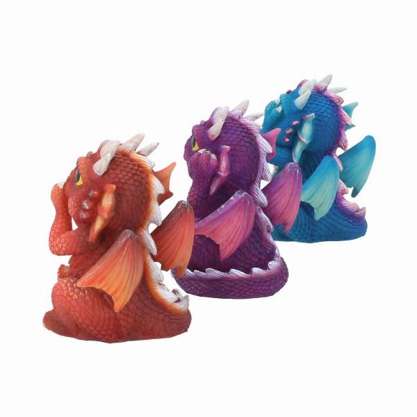 Photo #3 of product B3756K8 - Nemesis Now Three Wise Dragonlings Figurines Dragon Ornaments