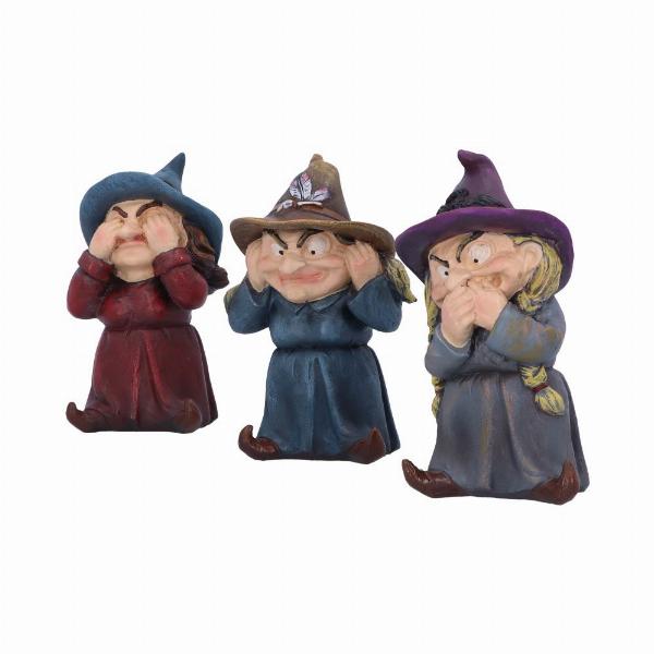 Photo #2 of product D5953V2 - Three Wise Witches Figurine 9.3cm