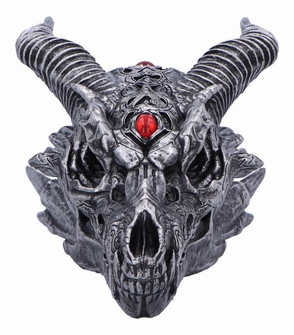 Photo #3 of product U6712A24 - Tribal Flame Dragon Skull Head 21.5cm