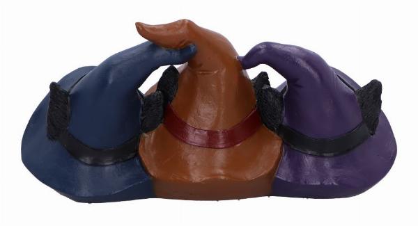 Photo #3 of product U7046M25 - Trio of Mischief Witches Cats Figurine