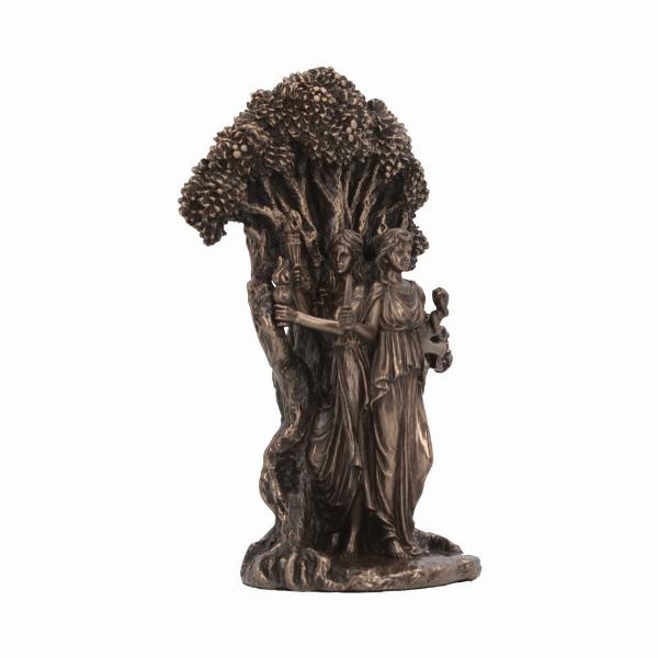 Photo #4 of product D6109W2 - Triple Moon Goddess Hecate Bronze Figurine 18.5cm