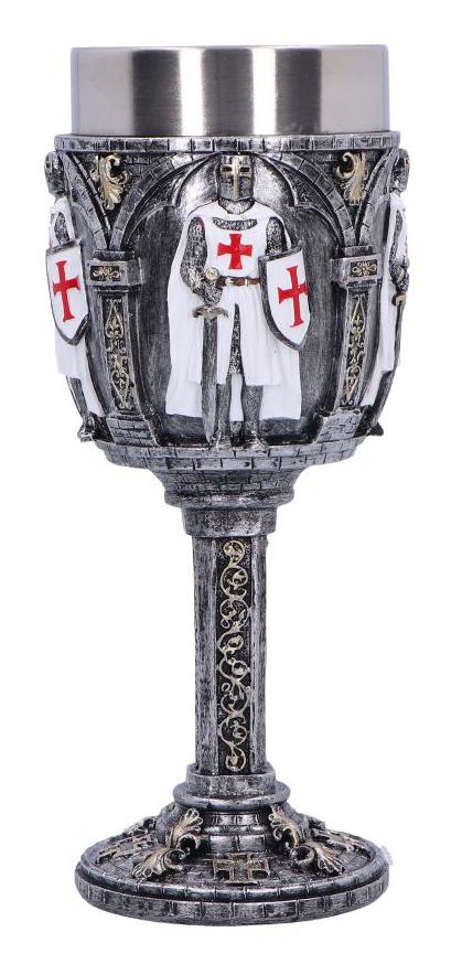 Photo #3 of product U6876C24 - Valiant Medieval Knight Architectural Goblet