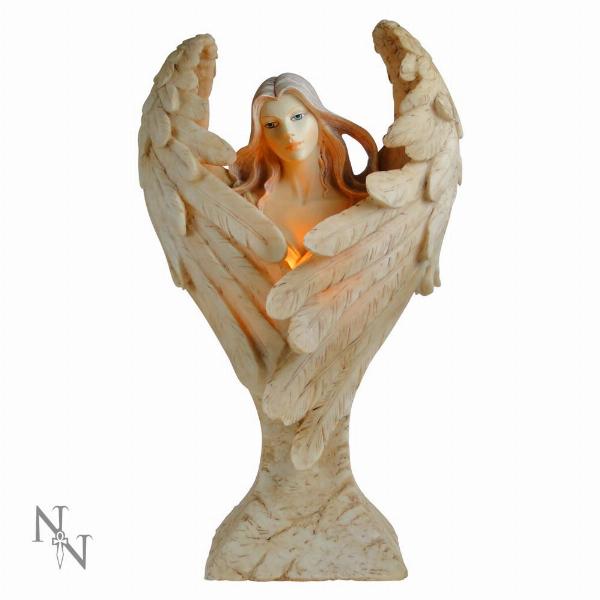 Photo #5 of product NEM3402 - Wings of Peace  39.5cm Light Angel Lamp Figurine