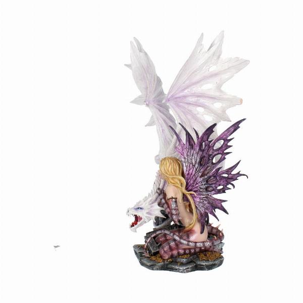 Photo #2 of product D0131A3 - Aarya Dragon Guardian Dragon & Fairy Figurine 59cm