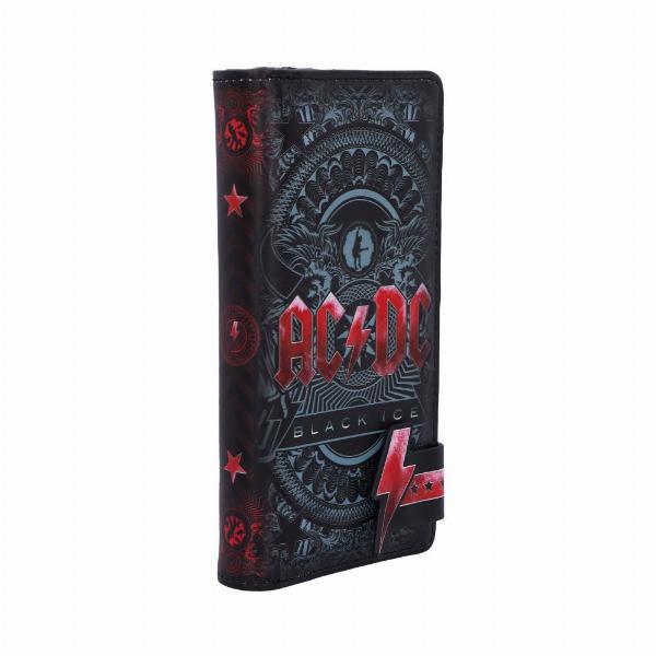 Photo #4 of product B5519T1 - Officially Licensed AC/DC Black Ice Album Embossed Purse Wallet