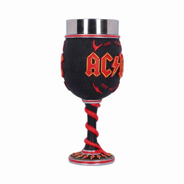 Photo #4 of product B5535T1 - AC/DC High Voltage Rock and Roll Goblet Lighting Horns Wine Glass