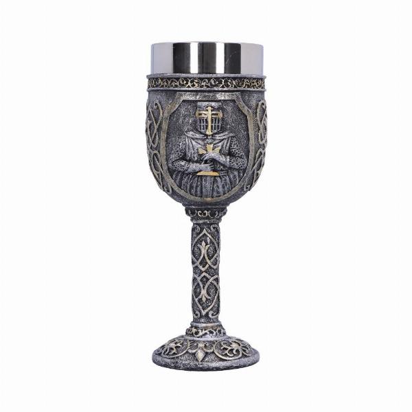 Photo #3 of product U3878K8 - Armoured Medival Knight Soldier Goblet 19cm