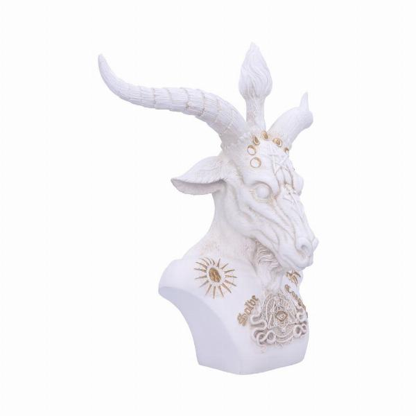 Photo #4 of product B5780U1 - White Baphomet Bust 33.5cm