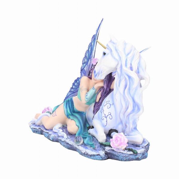 Photo #2 of product B1240D5 - Fantasy Belle and Unicorn Companion Figurine