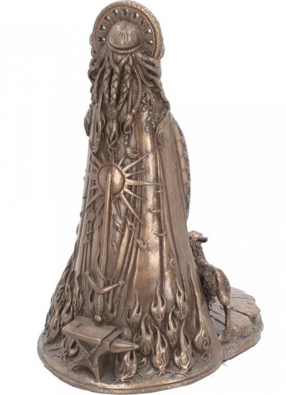 Photo of Brigid Bronze Figurine Pagan Goddess