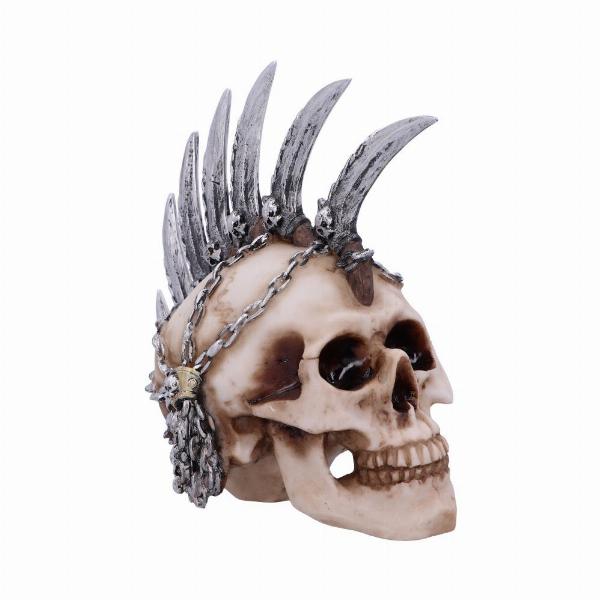 Photo #4 of product U4945R0 - Chain Blade Mohican Mohawk Knife Skull Ornament