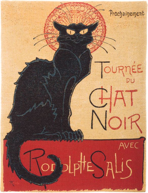 Phot of Chat Noir Wall Tapestry