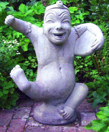 Photo of Chinese Entertainer Stone Statue