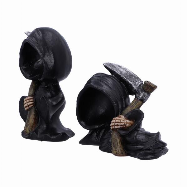 Photo #2 of product U5951V2 - Creapers set of two reapers figurines 9.5cm