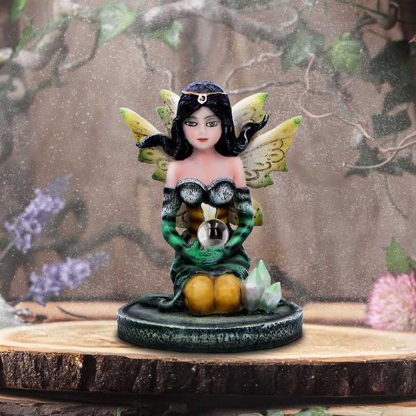 Photo #5 of product D6781B24 - Jade Green Crystal Fairy Figurine