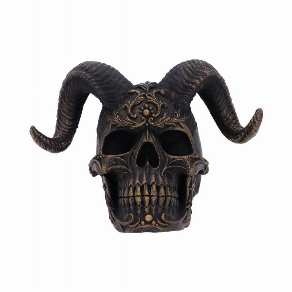 Photo #2 of product D5980W2 - Diabolus Horned Skull 18cm