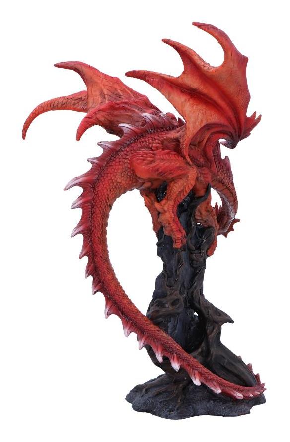 Photo #4 of product U6701A24 - Draconic Roots Red Dragon Figurine 28.5cm