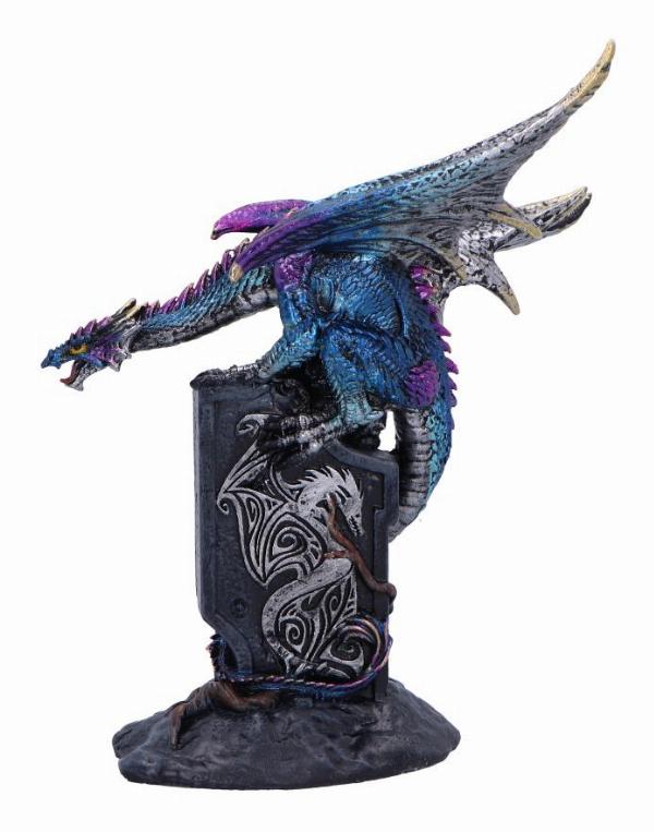 Photo #4 of product U6699A24 - Draconic Dragon on Sigil Figurine 17.5cm