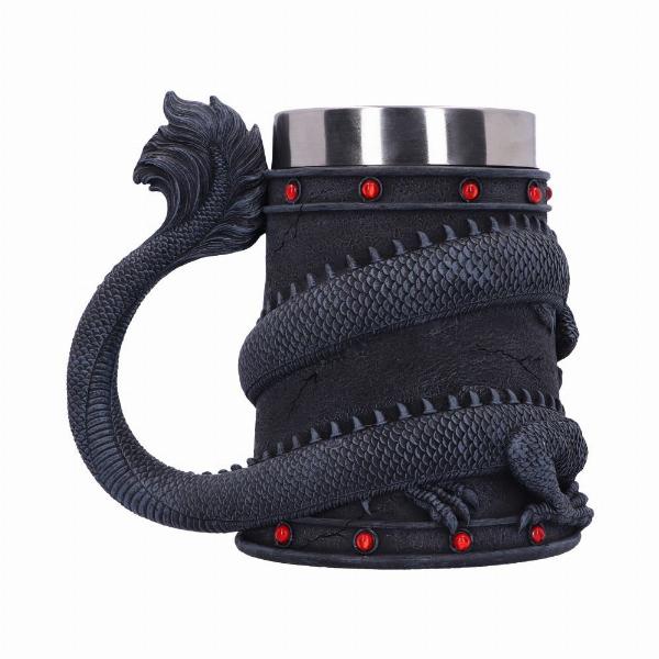 Photo #3 of product B5883V2 - Dragon Coil Tankard 16cm