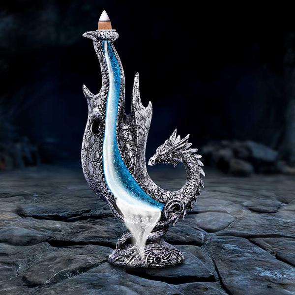 Photo #5 of product U7071B25 - Dragon Flare Backflow Incense Burner 24cm