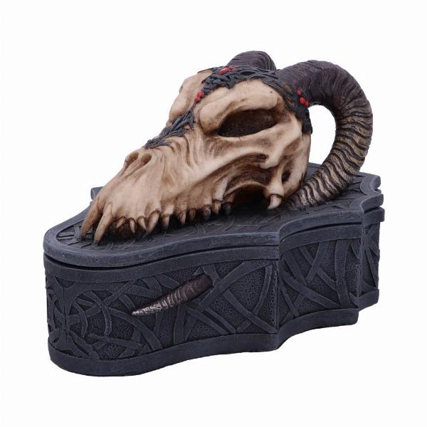 Photo #2 of product D5986W2 - Dragon Skull Box (Monte Moore) 17.7cm