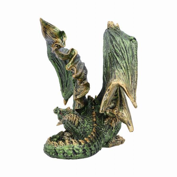 Photo #4 of product U5822U1 - Green Dragon Figurine 25.3cm