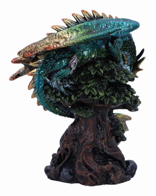 Photo #4 of product U6697A24 - Forest Seer Green Dragon Eye Figurine 16cm