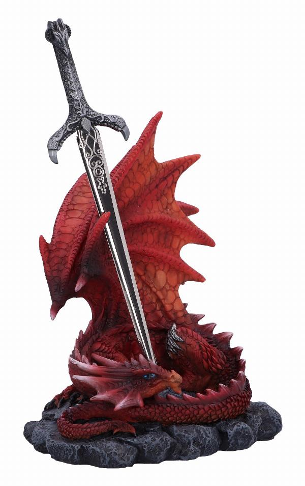 Photo #4 of product U6565Y3 - Forged in Flames dragon figurine