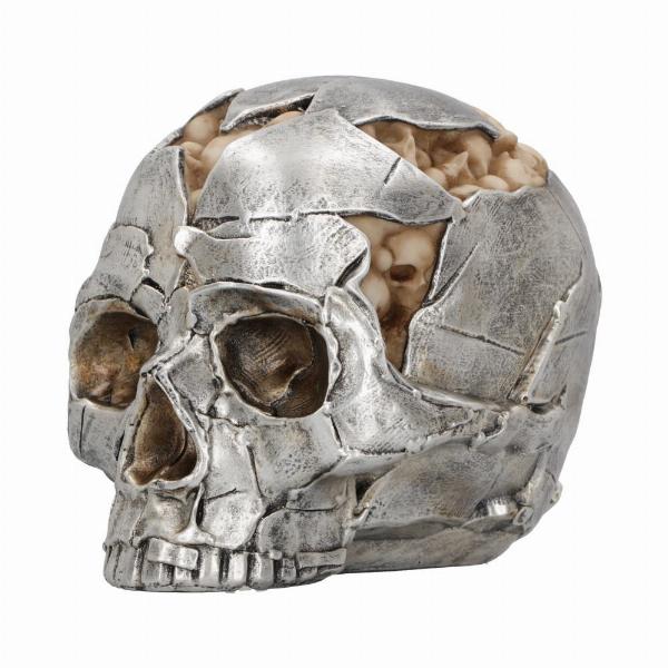 Photo #4 of product U6166W2 - Large Alternative Fracture Skull 16cm