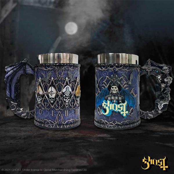 Photo #3 of product B6662B24 - Ghost Papa Emeritus Evolution Tankard in Blue